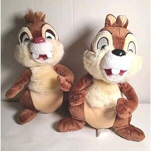 Walt Disney World/Disneyland Parks Chip & Dale Plush 9" Chipmunk Stuffed Animal